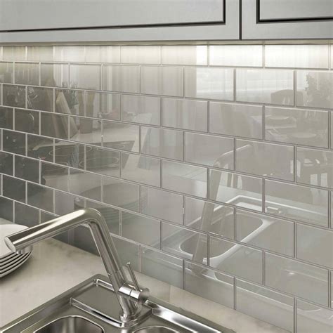Wipe clean with a damp cloth. . Subway tiles home depot